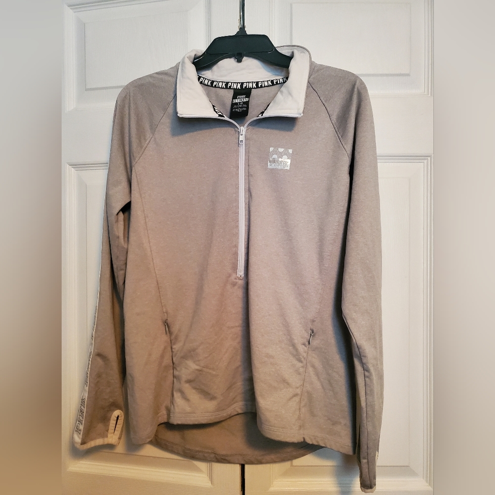 PINK Ultimate Gray Sports Sweater size Large